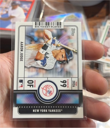 2026 Topps Series 1 #BTP-18 Aaron Judge — front