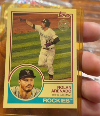2018 Topps 1983 #83-58 Nolan Arenado — front