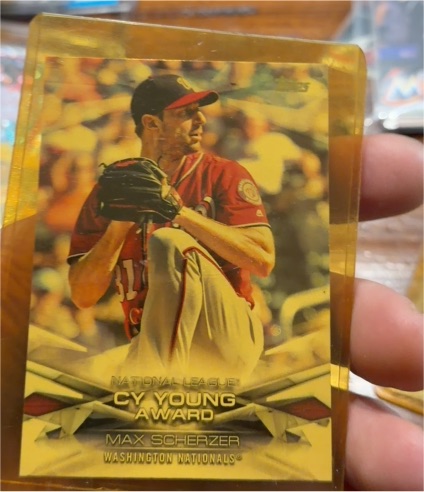 2018 Topps MLB Awards #MLBA-11 Max Scherzer — front