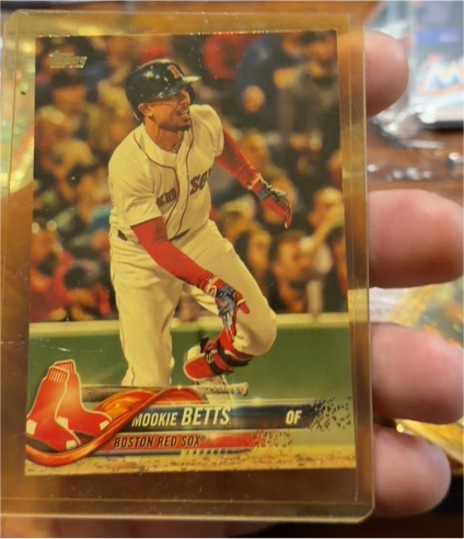 2018 Topps Chrome #183 Mookie Betts — front