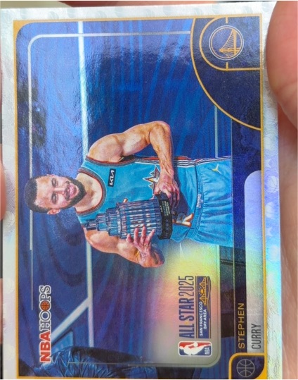 2025-26 Topps NBA Hoops #275 Stephen Curry All-Star — front
