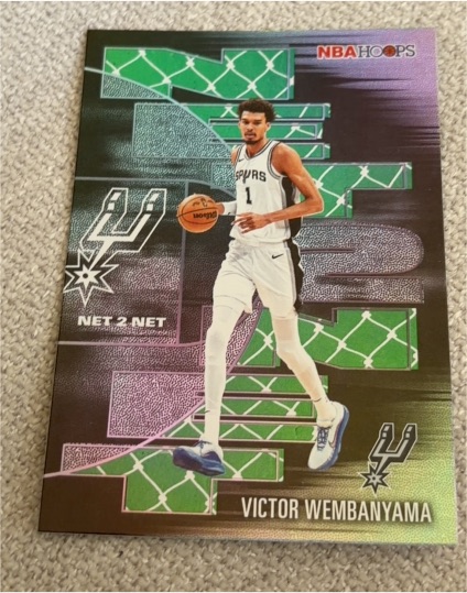 2026 Topps NBA Hoops #NTN-28 Victor Wembanyama Net 2 Net — front
