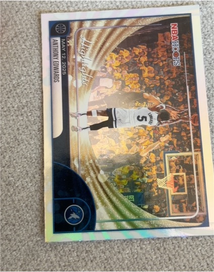 2025-26 Topps NBA Hoops Highlights #270 Anthony Edwards — front