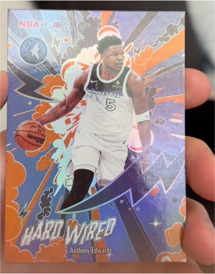 2025-26 Topps NBA Hoops #HW-4 Anthony Edwards — front