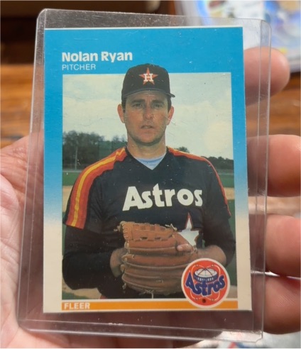 1987 Fleer #67 Nolan Ryan — front