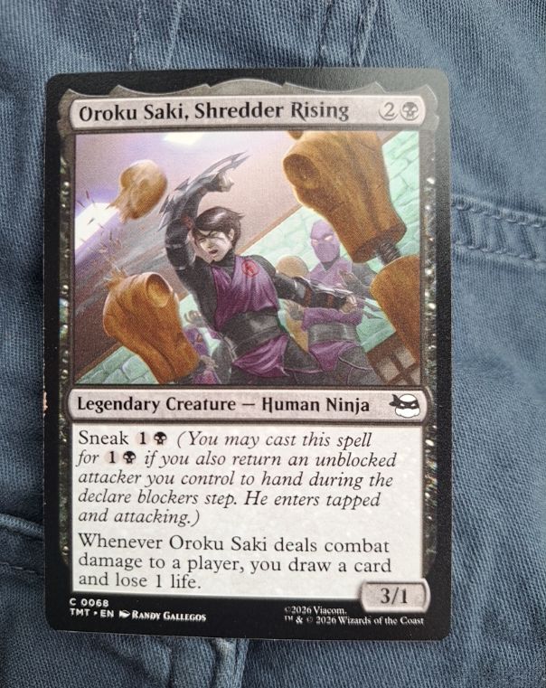 2026 Magic: The Gathering #0068 Oroku Saki, Shredder Rising — front