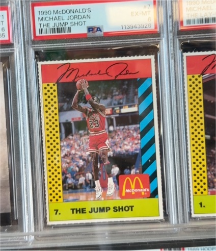 1990 McDonald's #7 Michael Jordan The Jump Shot — front