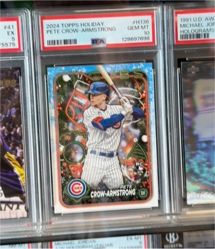 2024 Topps Holiday #H136 Pete Crow-Armstrong — front