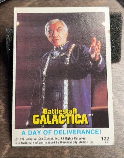 1978 Topps Battlestar Galactica #122 A Day of Deliverance! — front