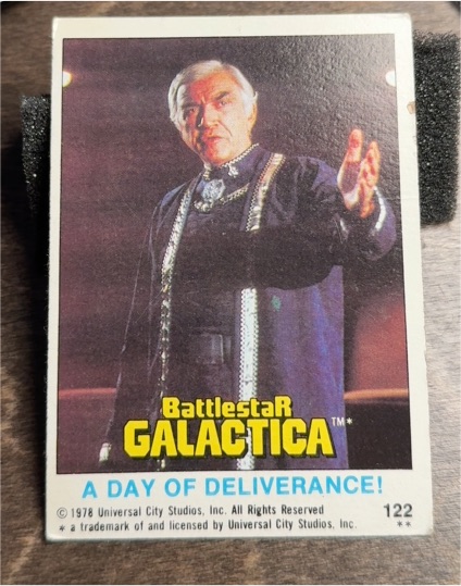1978 Topps Battlestar Galactica #122 A Day of Deliverance! — front