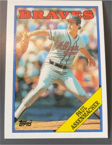 1988 Topps #266 Paul Assenmacher Atlanta Braves — front