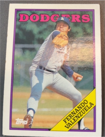 1988 Topps #780 Fernando Valenzuela — front