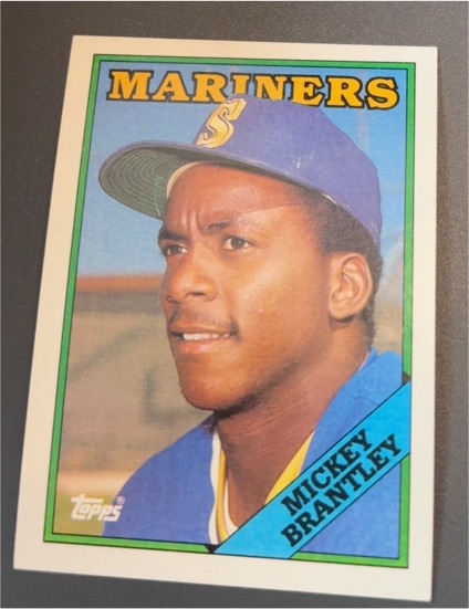 1988 Topps #687 Mickey Brantley Seattle Mariners — front