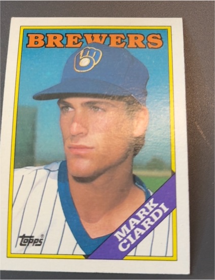 1988 Topps #417 Mark Ciardi Milwaukee Brewers — front
