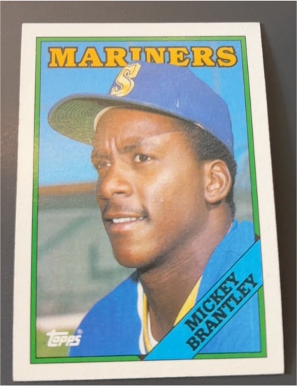 1988 Topps #687 Mickey Brantley Seattle Mariners — front