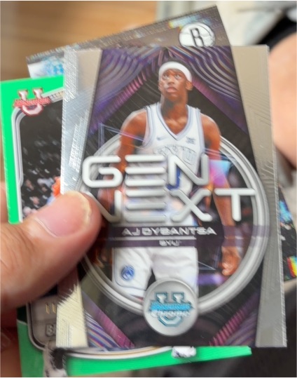 2025 Bowman Chrome U Gen Next #GN-1 AJ Dybantsa — front