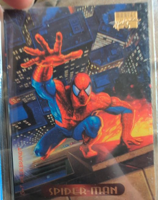 1994 Fleer Marvel Masterpieces #115 Spider-Man — front