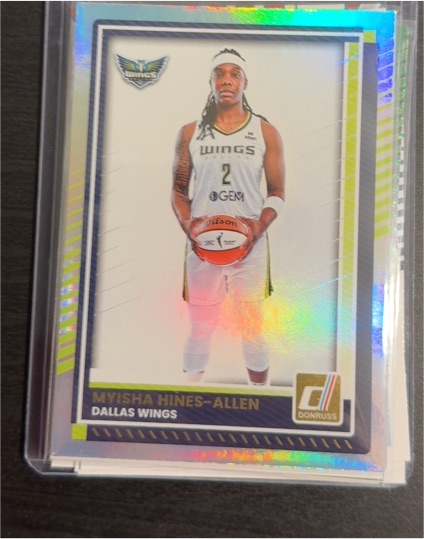 2025 Donruss WNBA #65 Myisha Hines-Allen — front