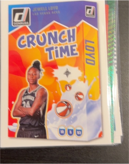 2025 Panini Donruss WNBA #2 Jewell Loyd Crunch Time — front
