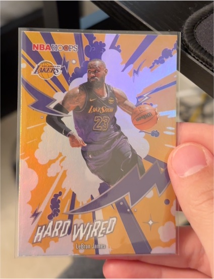 2026 Topps NBA Hoops #HW-11 LeBron James Hard Wired — front