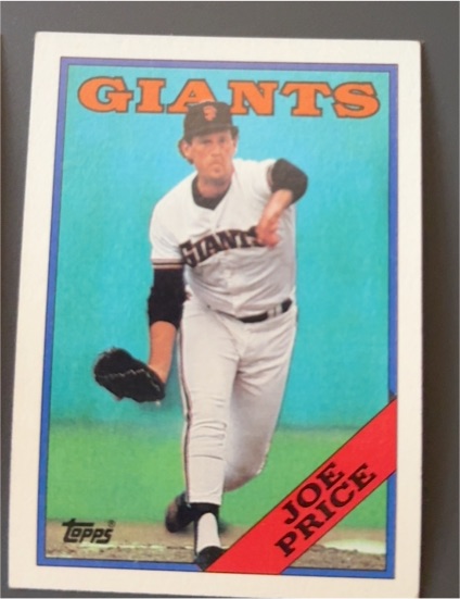 1988 Topps #786 Joe Price — front