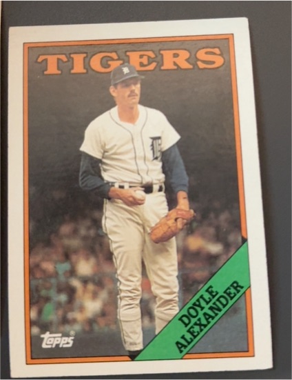 1988 Topps #492 Doyle Alexander — front
