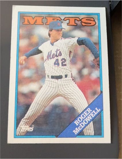 1988 Topps #355 Roger McDowell — front
