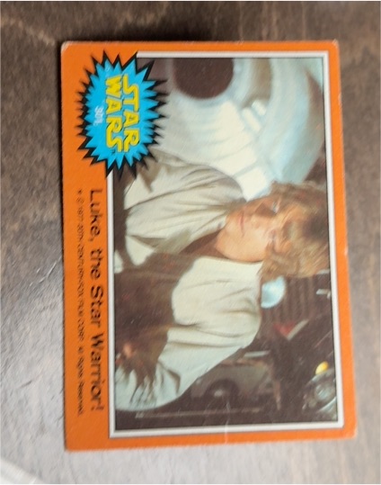 1977 Topps Star Wars #301 Luke, the Star Warrior! — front