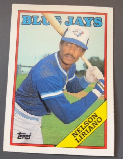 1988 Topps #205 Nelson Liriano Toronto Blue Jays — front