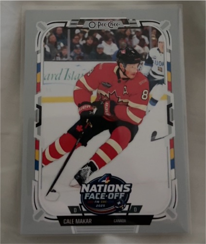 2025-26 O-Pee-Chee #528 Cale Makar — front