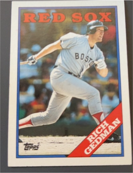 1988 Topps #245 Rich Gedman — front