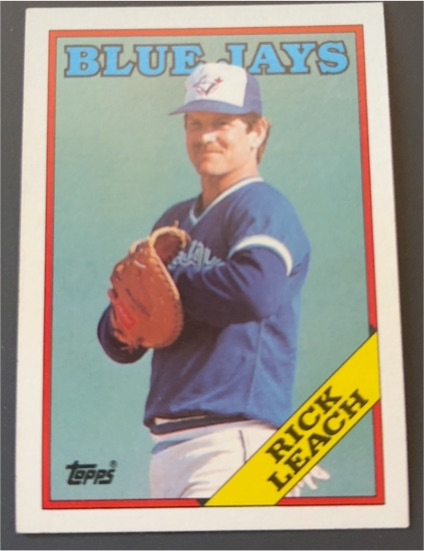 1988 Topps #323 Rick Leach Toronto Blue Jays — front