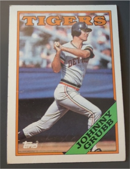 1988 Topps #128 Johnny Grubb — front
