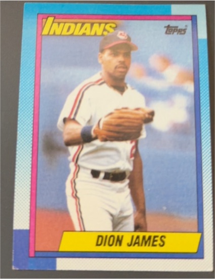 1990 Topps #319 Dion James — front