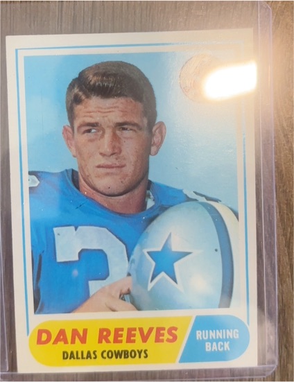 1968 Topps #77 Dan Reeves — front