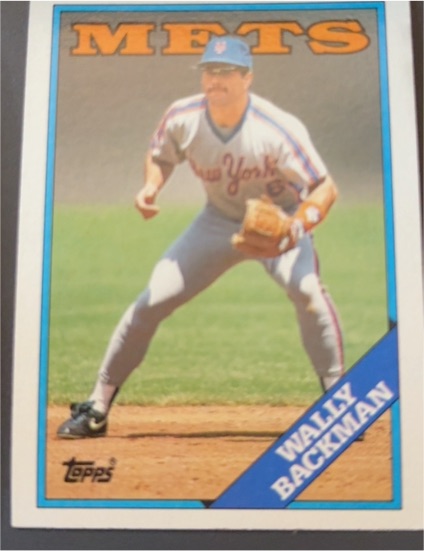 1988 Topps #333 Wally Backman — front
