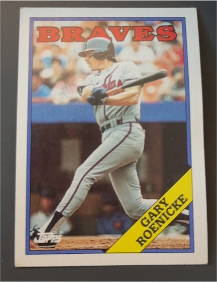 1988 Topps #523 Gary Roenicke — front