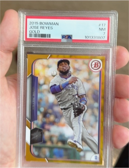 2015 Bowman #17 Jose Reyes — front