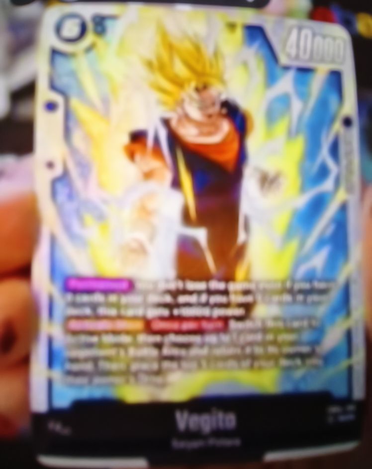 Dragon Ball Super Fusion World FB04-130 Vegito — front