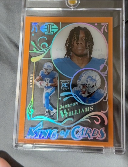2022 Panini Illusions #KC-20 Jameson Williams King of Cards — front
