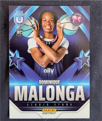 2026 Panini Instant Unrivaled Studio Stars #2 Dominique Malonga — front