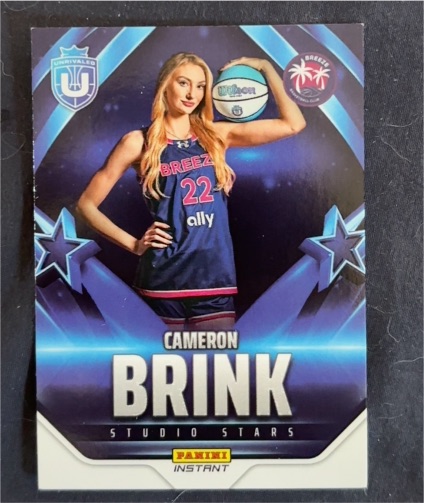 2026 Panini Instant Unrivaled Studio Stars #1 Cameron Brink — front