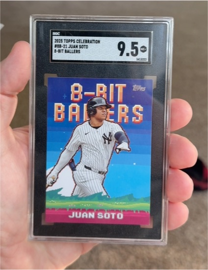 2025 Topps Celebration #8B-21 Juan Soto 8-Bit Ballers — front