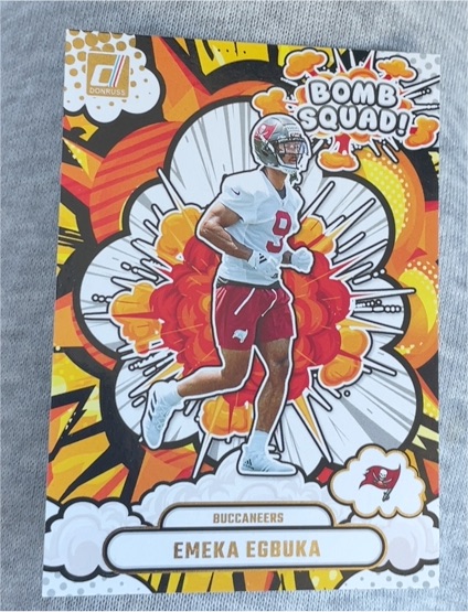 2025 Donruss Bomb Squad #BS-EEA Emeka Egbuka — front