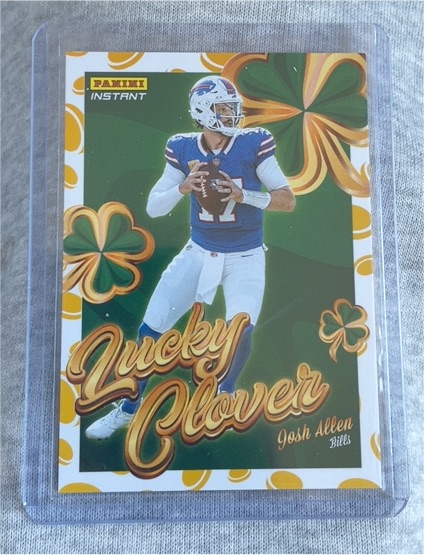 2025 Panini Instant Lucky Clover #2 Josh Allen — front
