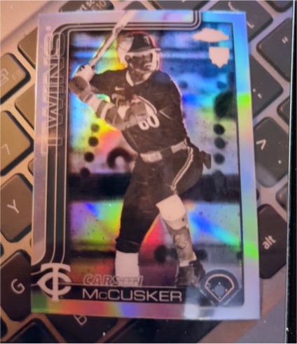 2025 Topps Chrome Update #USC155 Carson McCusker — front
