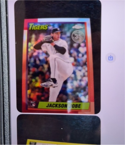 2025 Topps Chrome Update #90CU-17 Jackson Jobe — front