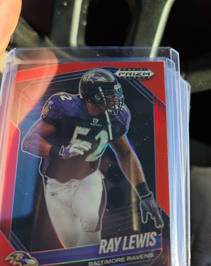 2025 Panini Prizm Black #8 Ray Lewis — front