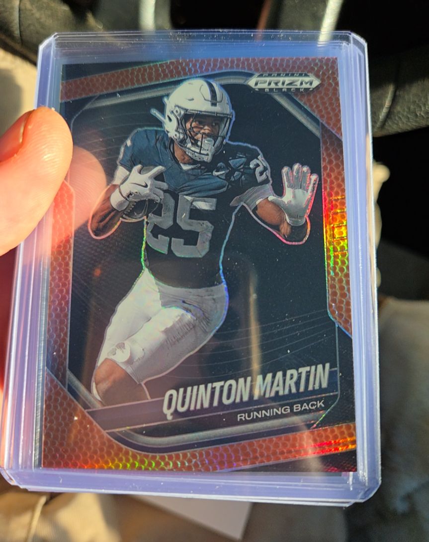 2025 Panini Prizm Black #170 Quinton Martin — front