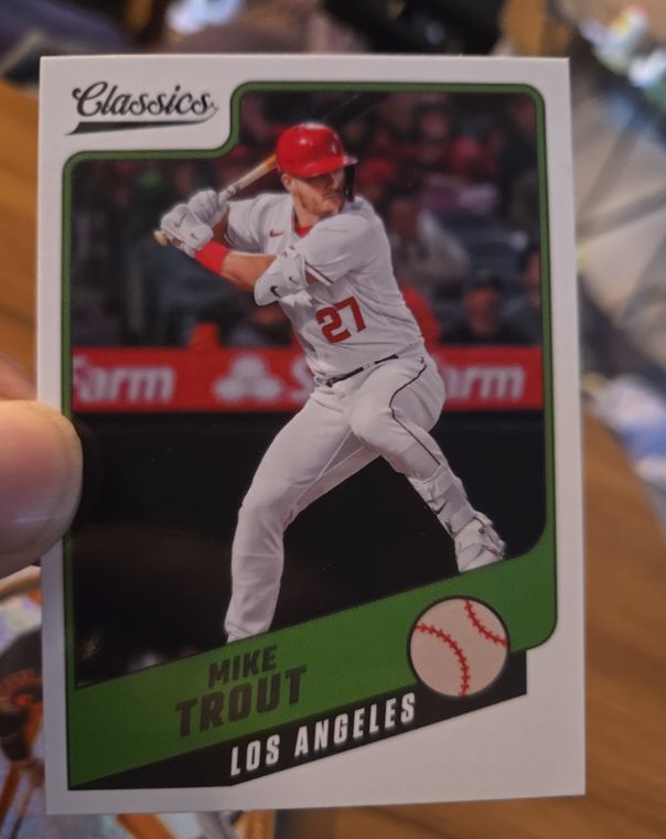 2022 Panini Chronicles Classics #17 Mike Trout — front